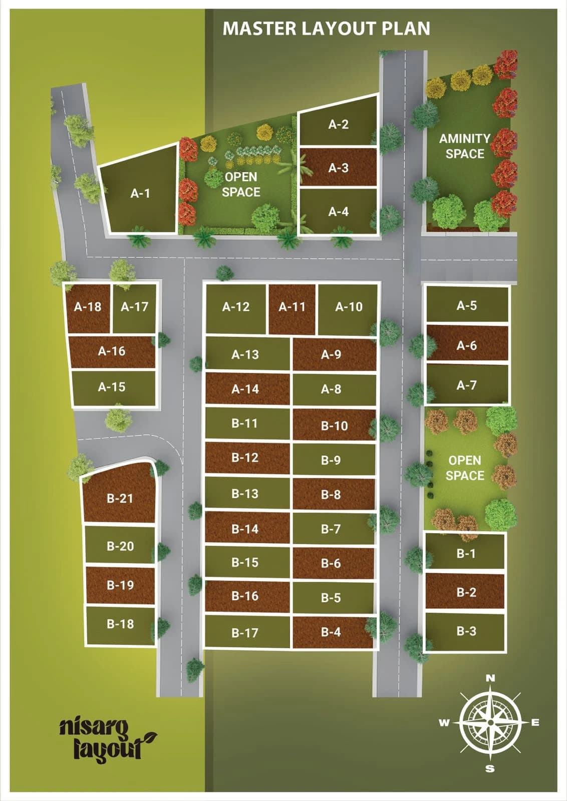 Nisarg Layout master layout plan